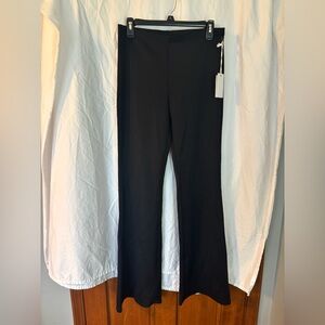 NWT Good American Black Flared Women's Pants Size 4